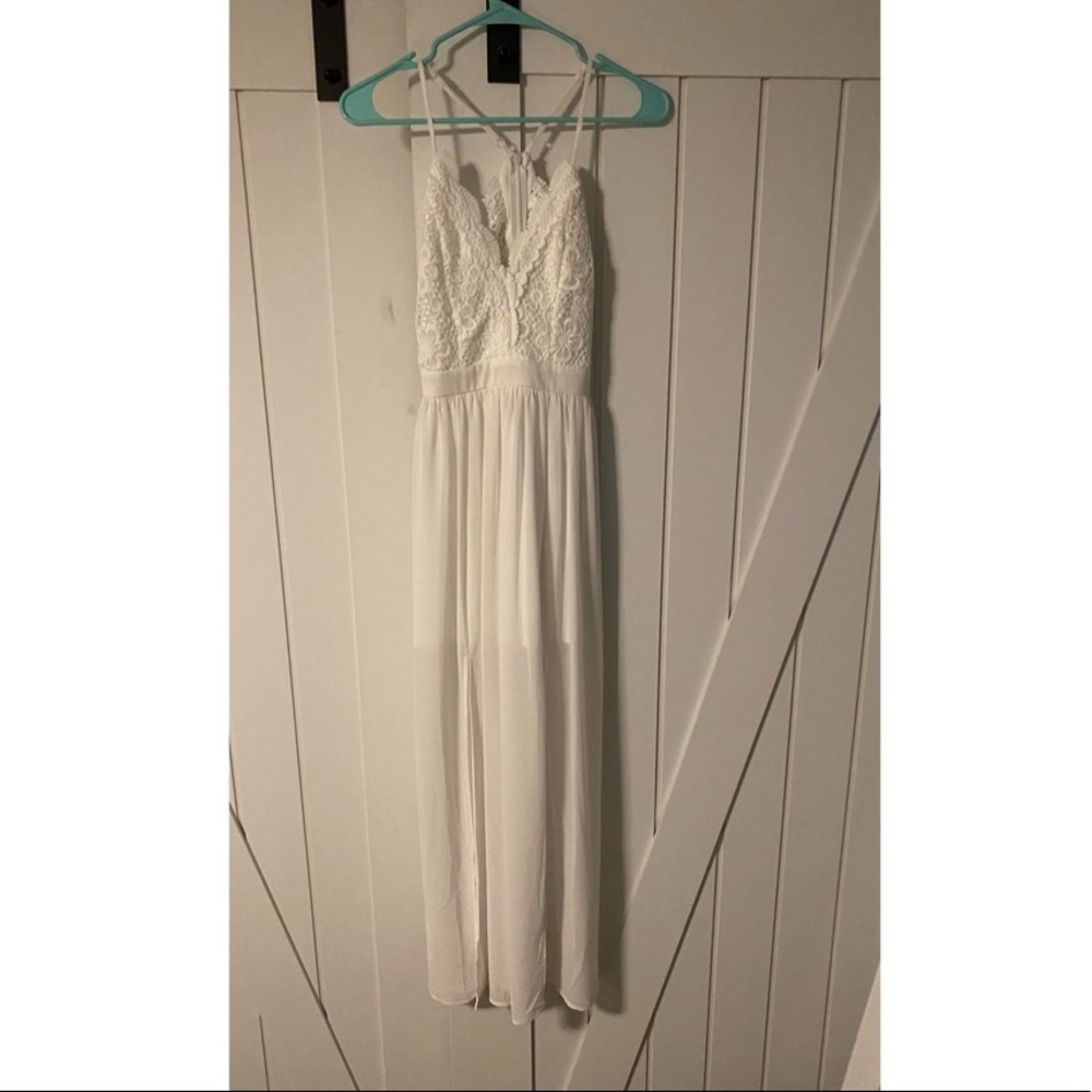 No Boundaries XS/1 white dress